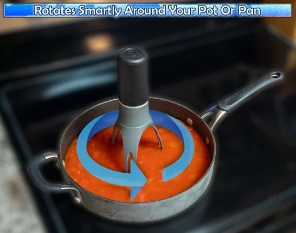 Automatic Stirrer, Automatically handles the stirring so you can  concentrate on the cooking! ➡  By GoodGood Food